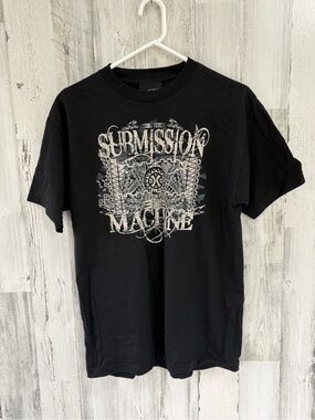 TNA Samoa Joe Y2K Size Small Wrestling Submission Machine 2 Sided Graphic Tee